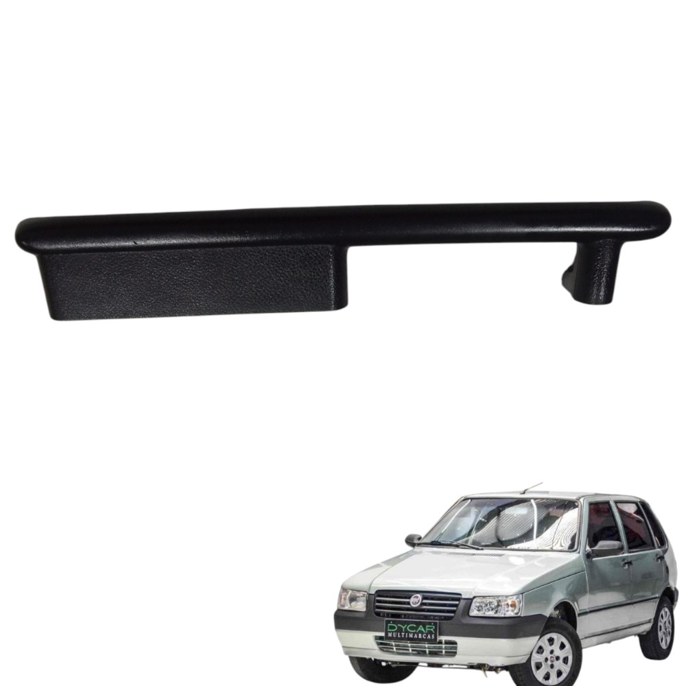 Puxador Interno D/d Porta Apoio Braço Fiat Uno Mille V19 Preto