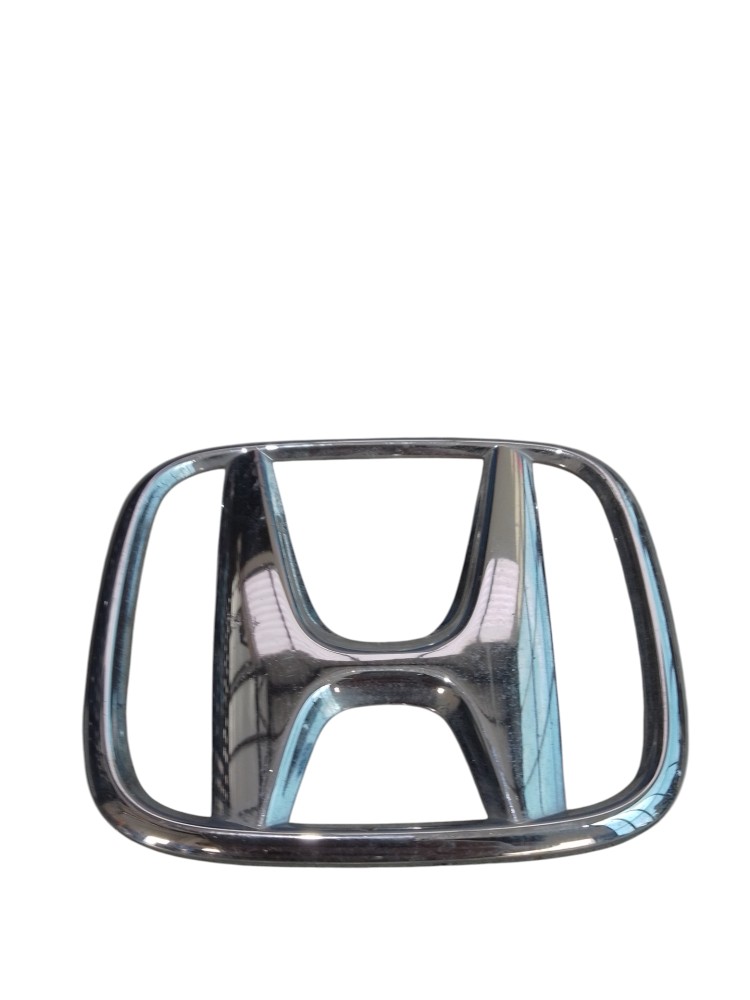 Emblema Cromado Tampa Traseira Honda Fit 2015 A 2021  Prata/ Prata/cromado 5