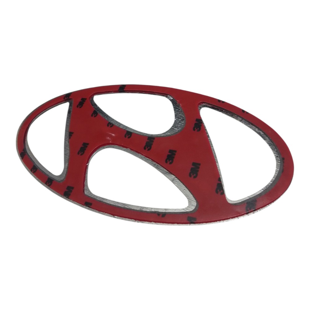 Emblema Traseiro Do Hyundai Hb20 – 2013/1019 Original  Prateado 9