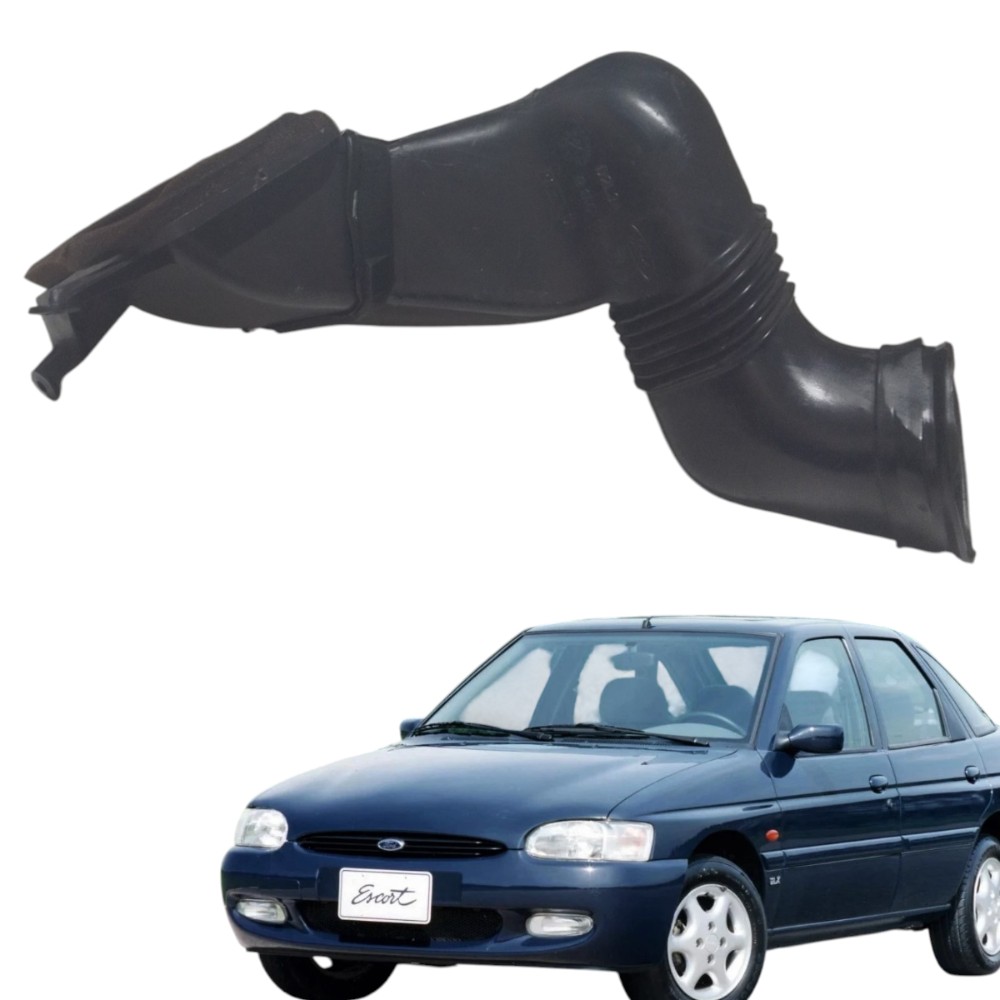 Duto Central Direito Ford Escort 284838282 Original Preto