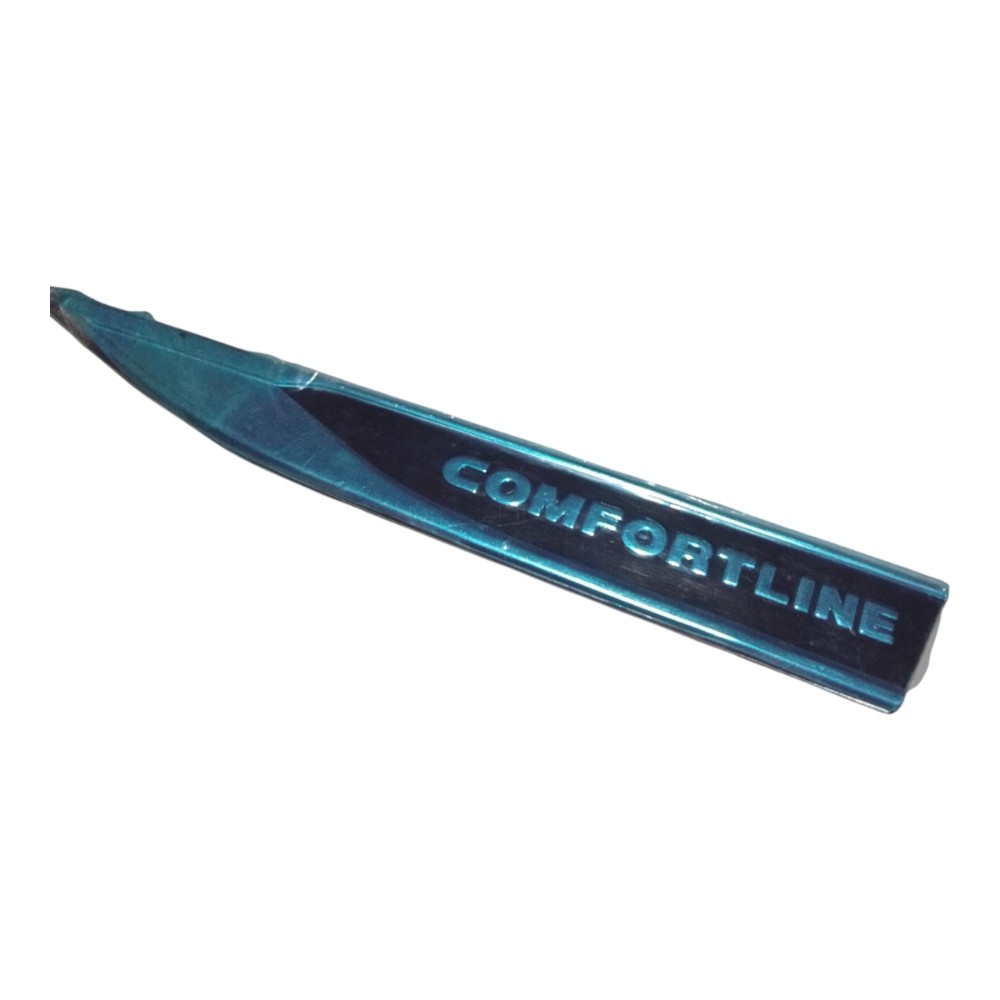 Emblema Adesivo Lateral Do Volkswagen Voyage Comfortline  Prateado 3
