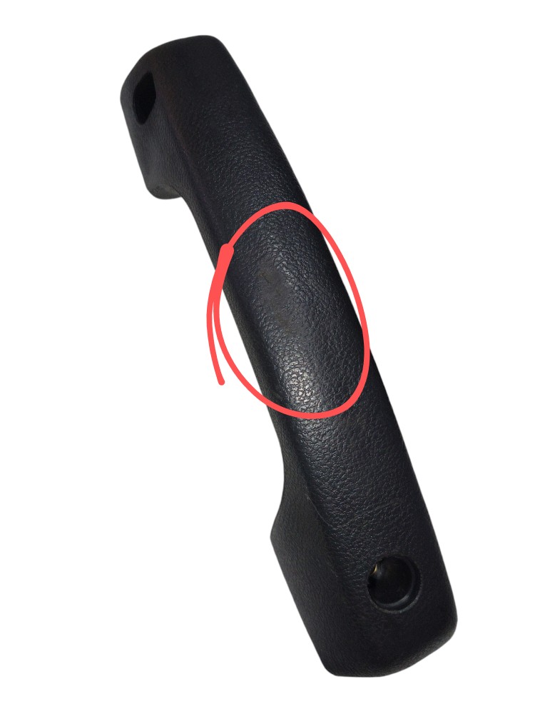 Puxador Porta Dianteira/traseira Esquerda Fiat Siena 2000/03 Preto 7