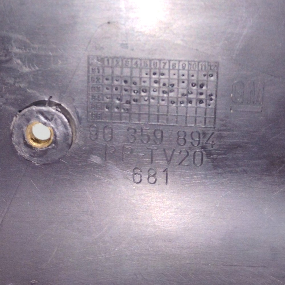 Soleira Porta Dianteira Direita Gm Astra 90359894 V20 1995 Preto 9