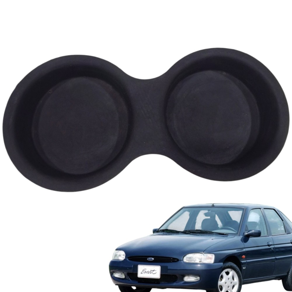 Porta-copos Borracha Ford Escort De Borracha Preto