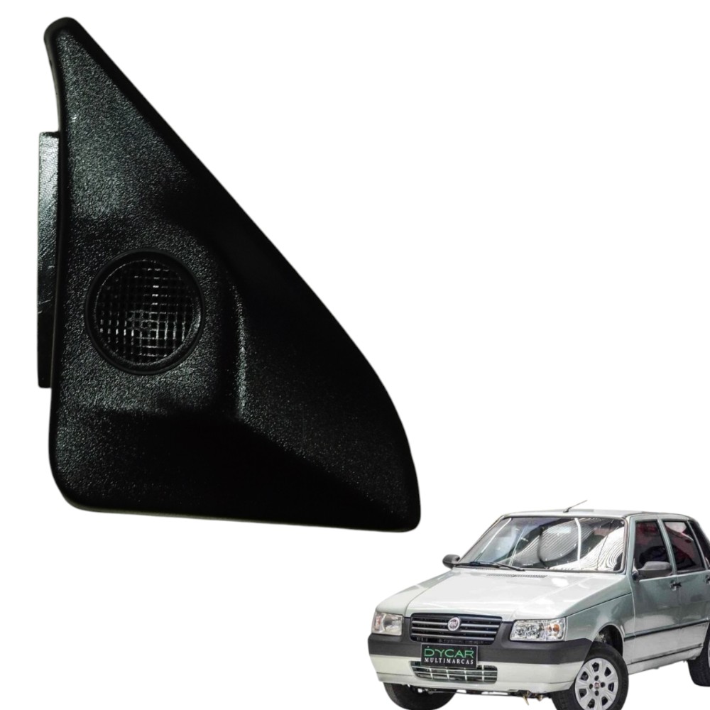 Acabamento Interno Retrovisor Esquerdo Fiat Uno Mille Preto