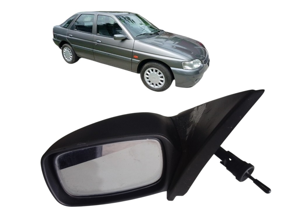 Retrovisor Esquerdo Manual Ford Escort 1994 A 2002