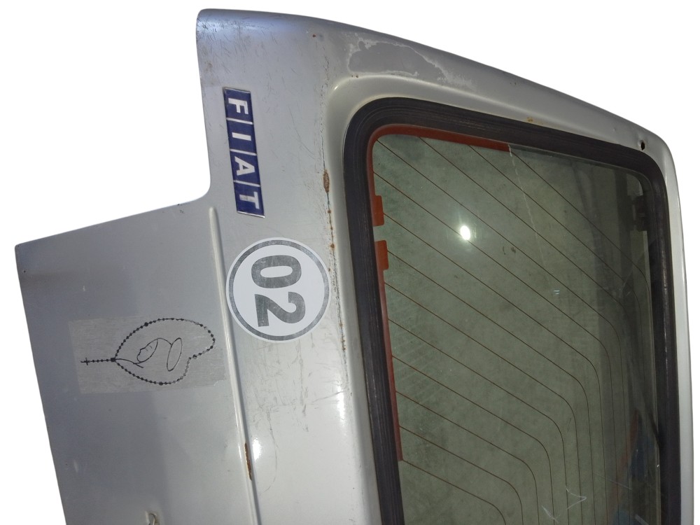 Tampa Traseira Porta Malas Fiat Uno 1991 a 2003 Prata 7