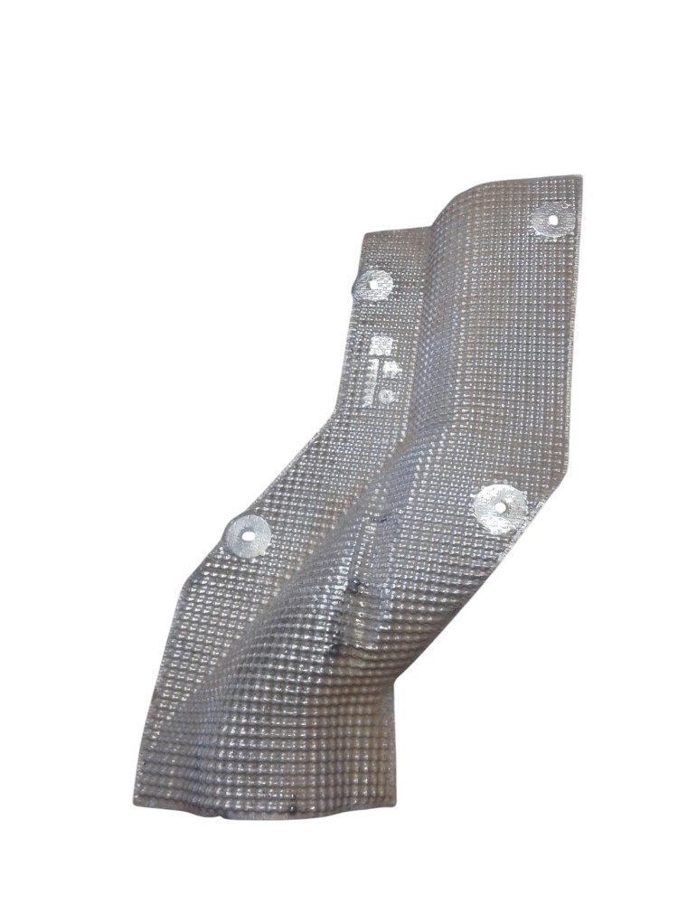 Defletor Calor Traseiro Xsara Picasso 2000 A 2011 Original  Prateado 6
