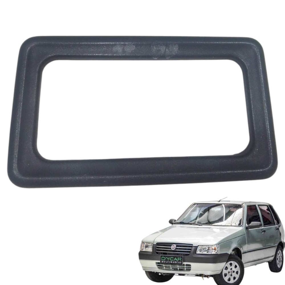 Moldura Maçaneta Dianteiro Direto Fiat Uno Original Preto Dianteira