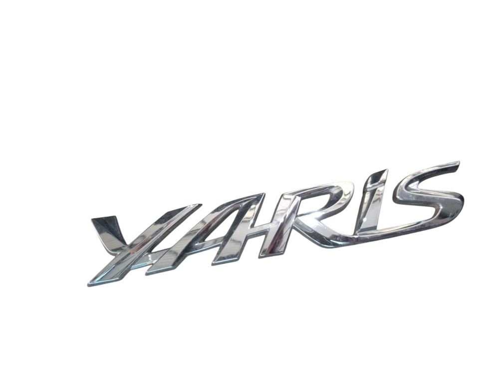 Emblema Letreiro Tampa Traseira Toyota Yaris Cromado  Cromado 7
