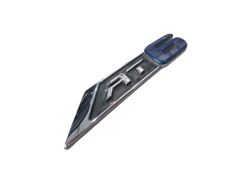 Emblema Letreiro Tampa Traseira At6 Fiat Argo 2016 A 2021  Cromado/azul 4