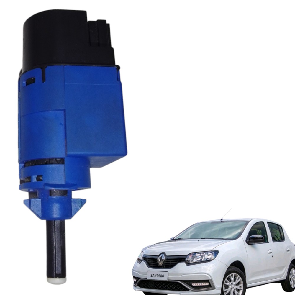 Sensor Pedal Embreagem 1.6 Renault Sandero Logan 2017/2023 Azul E Preto