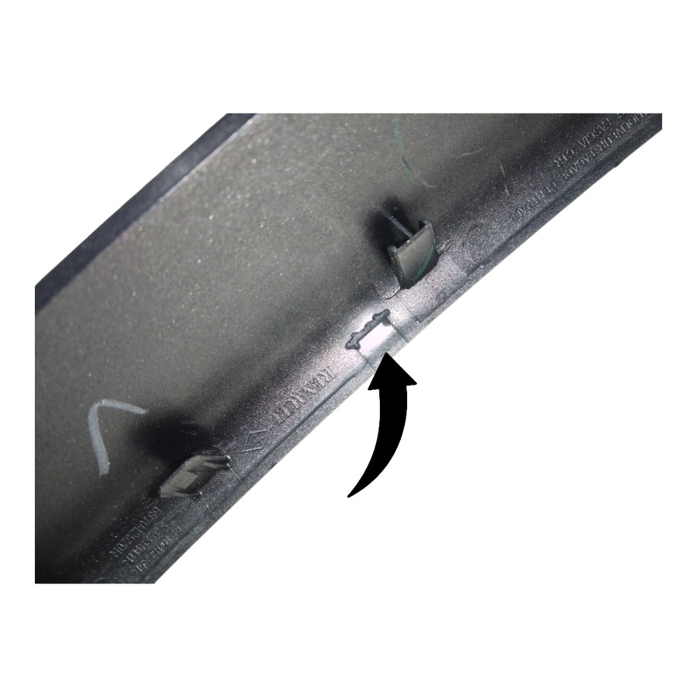 Moldura Do Painel Renault Sandero 2019/2021 681048835r – Prata Prata 5