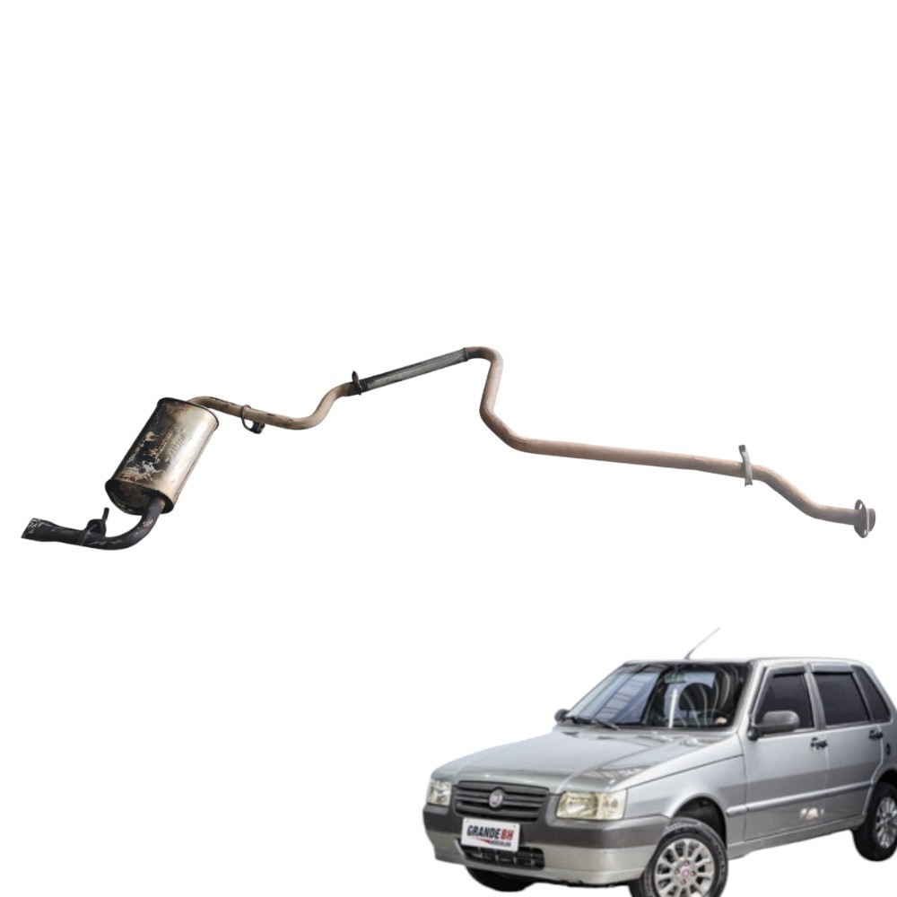 Escapamento central Fiat uno Mille V19