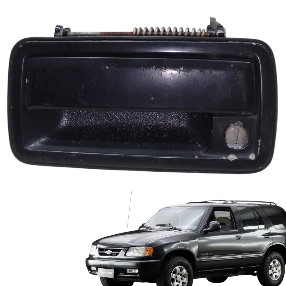 Maçaneta Externa Dianteiro Esquerdo Blazer 1997 Et 4964 Preto Dianteira