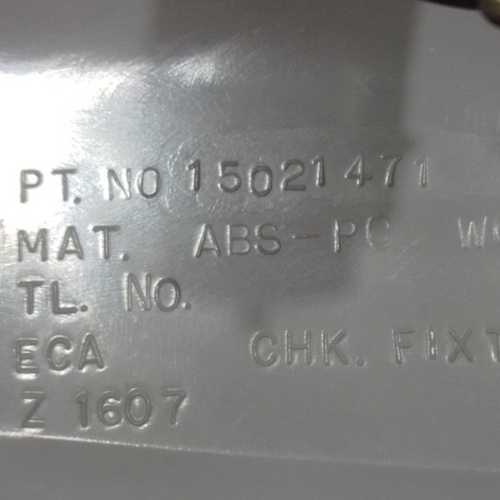 Painel Tabelier Chevrolet Blazer s10 1997 2000 15021471 Origina Cinza 10