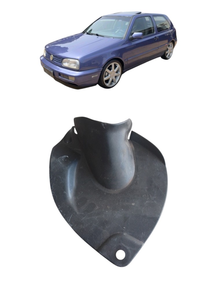 Moldura Guarda Pó Coluna Volkswagen Golf 1995/2001 Preto Preto 4