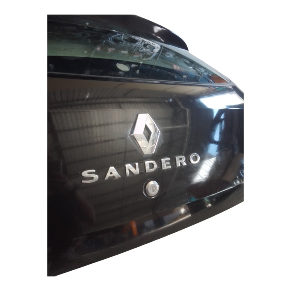 Tampa Traseira Do Porta-malas Do Renault Sandero 2017/2019 Preto 5