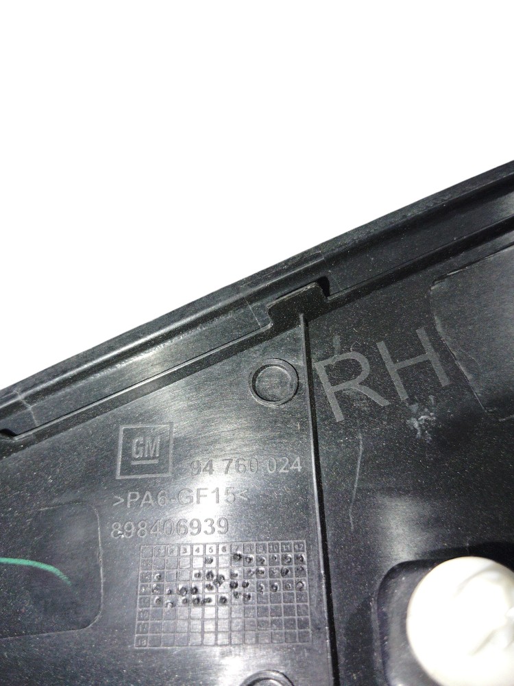 Moldura Acabamento Retrovisor Direito Onix Prisma 2013/2019 Preto 8