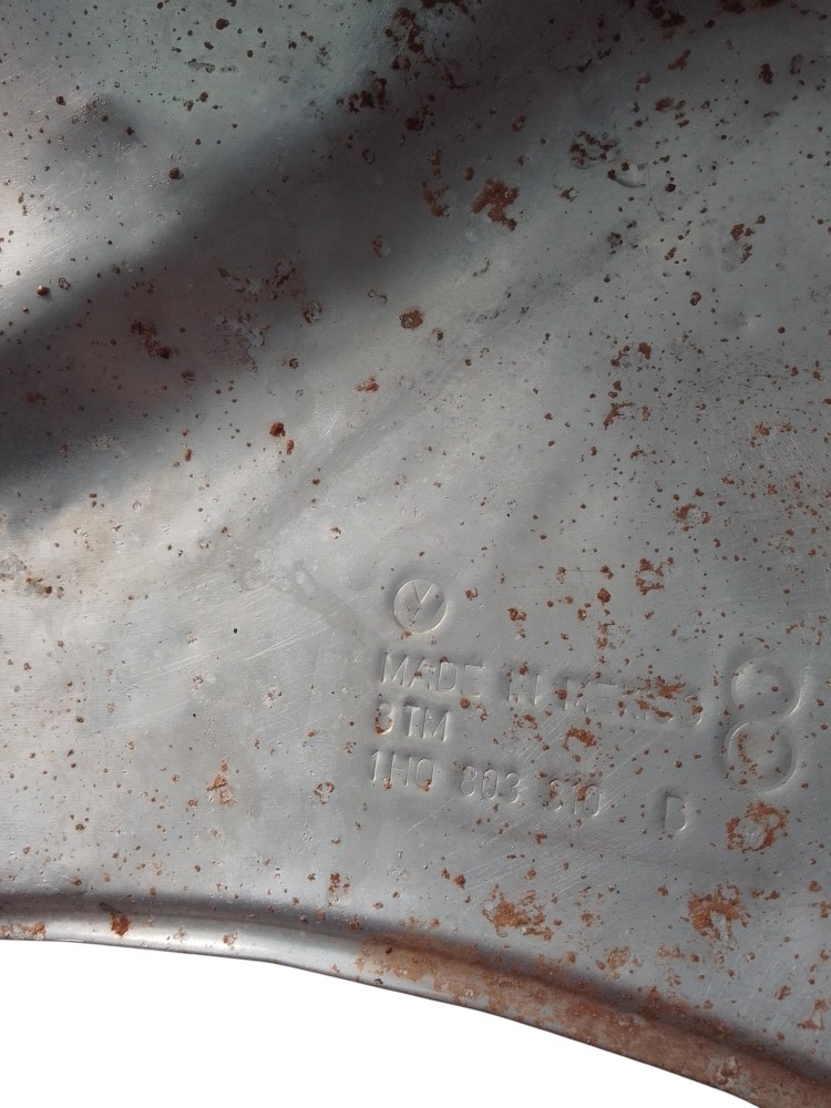 Defletor Silencioso Traseiro Volkswagen Golf Mk3 1995 A 2000 Prateado 5