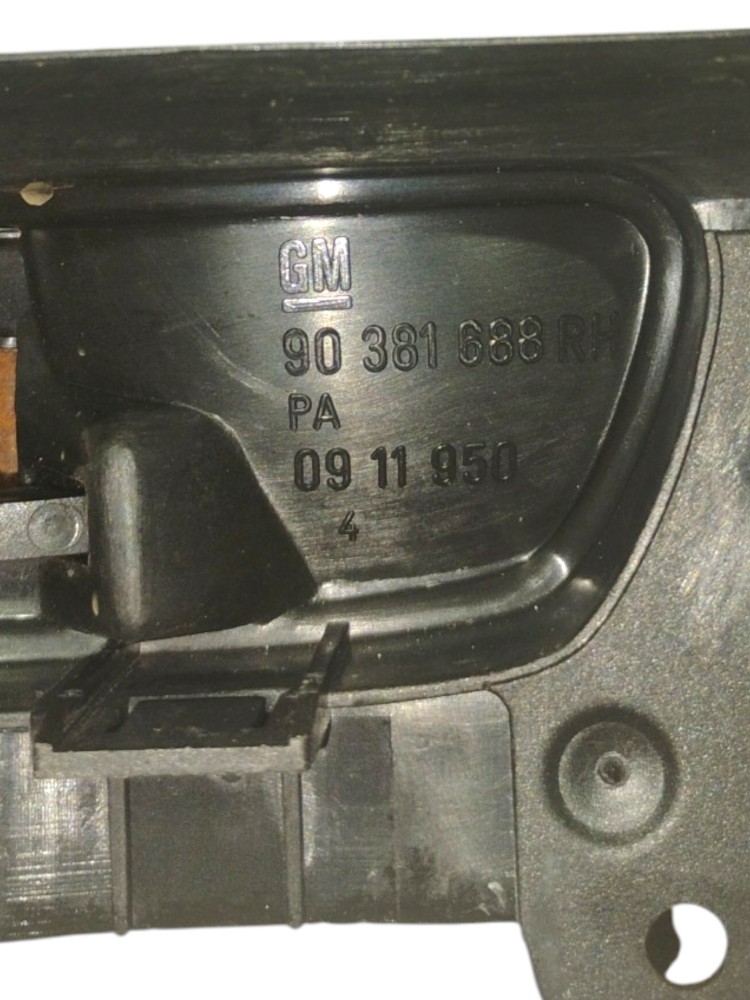 Puxador Porta Interna Dianteiro Direito Gm Astra 1995 V20 Preto 6
