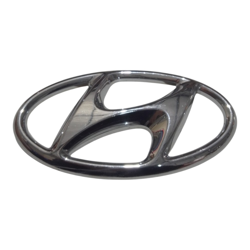 Emblema De Grade Dianteira Do Hyundai Hb20 863001s500 Prateado 6