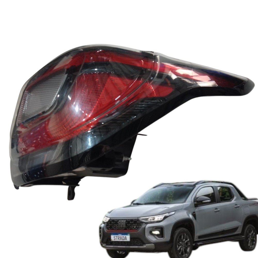 Lanterna Direita Do Fiat Strada 2024 03836000original Vermelho/branco Direito/passageiro 2