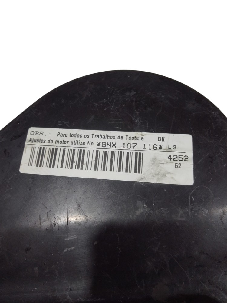 Capa Correia Dentada Superior Proteção G5 Vw Gol Preto 7