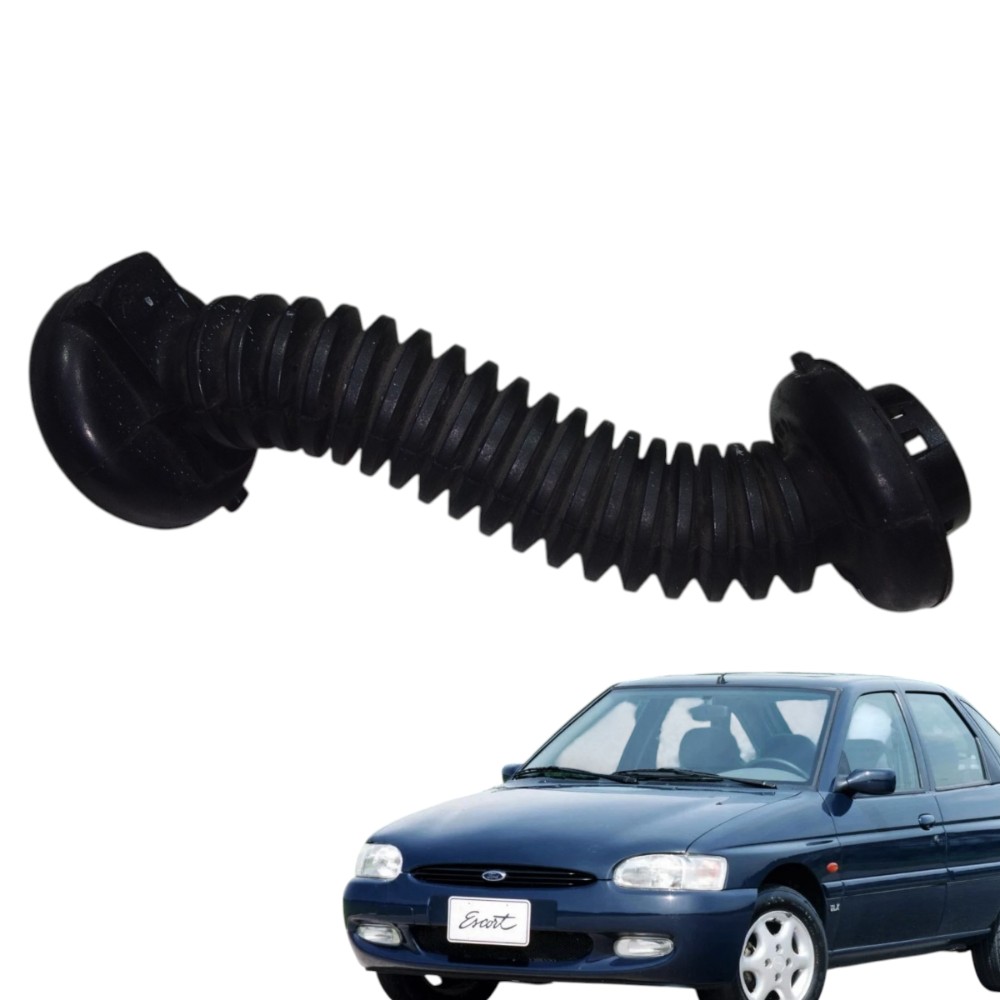 Coifa Passa Fio Porta Traseira Esquerda Ford Escort 1998 Preto