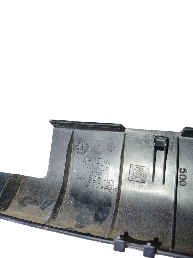 Moldura Acabamento Inferior Painel Vw Golf Mk3 1994 A 2000 Preto 7