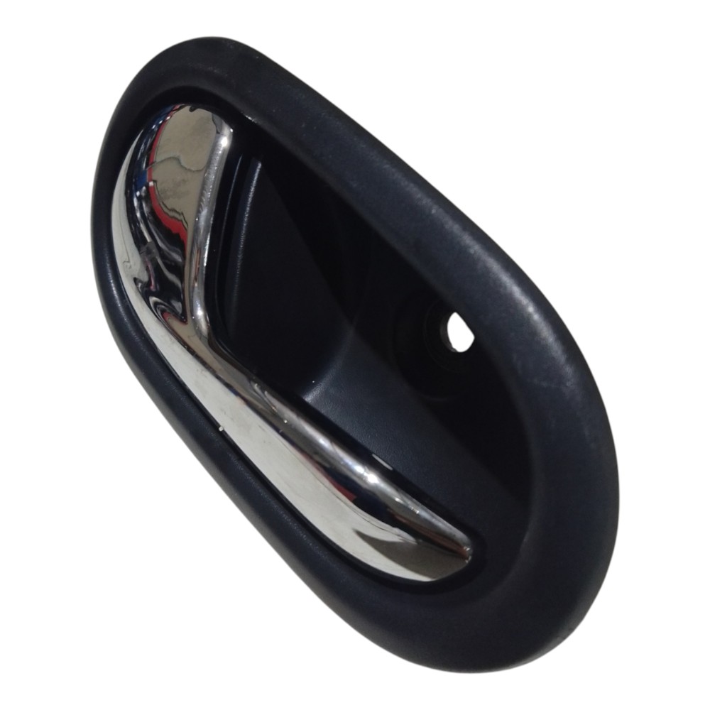 Maçaneta Interna Esquerdo Renault Sandero 2015/23 806714381r Preto Preto Dianteira 6