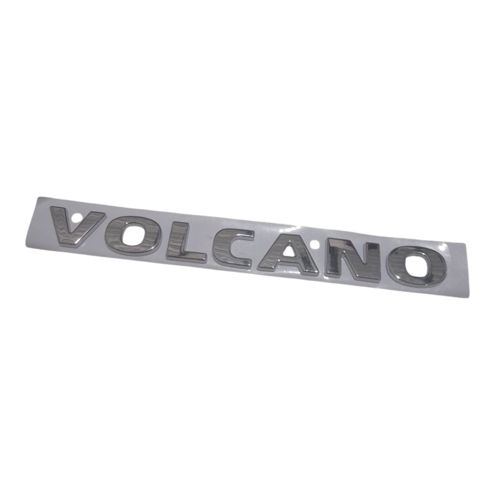 Emblema Sigla Volcano Legal Fiat Volcano Prateado 4