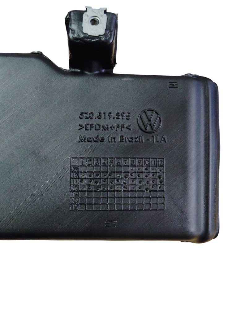 Duto Condutor Ar Le Painel Volkswagen Fox 1.0 2013 5z0819895 2