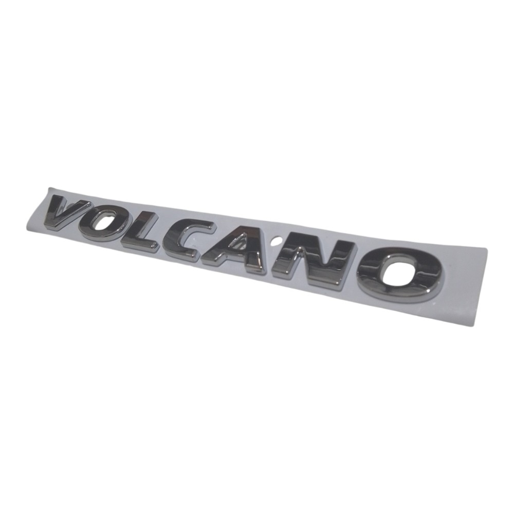 Emblema Sigla Volcano Legal Fiat Volcano Prateado 5