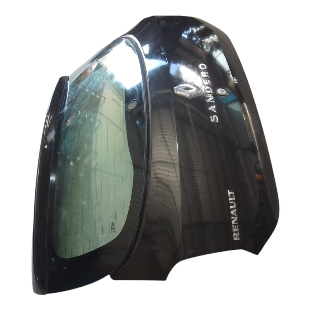 Tampa Traseira Do Porta-malas Do Renault Sandero 2017/2019 Preto 4