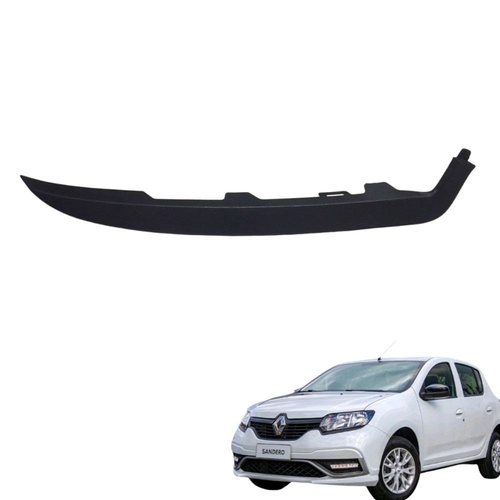 Moldura Farol Dir. Renault Sandero/logan 2017/2021 26044835r Preto