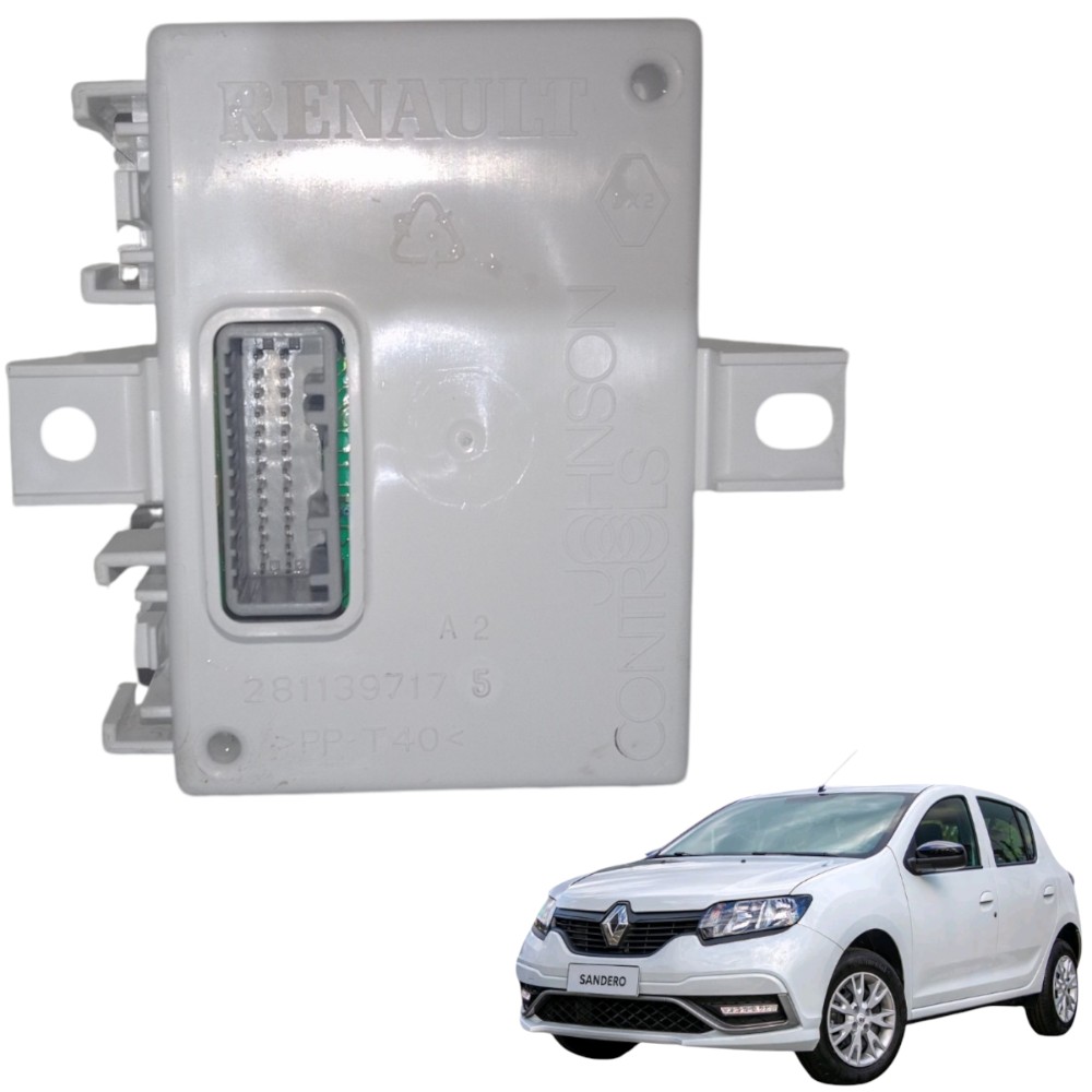 Modulo Rele Ignição Renault Sandero Logan 283468976r Branco