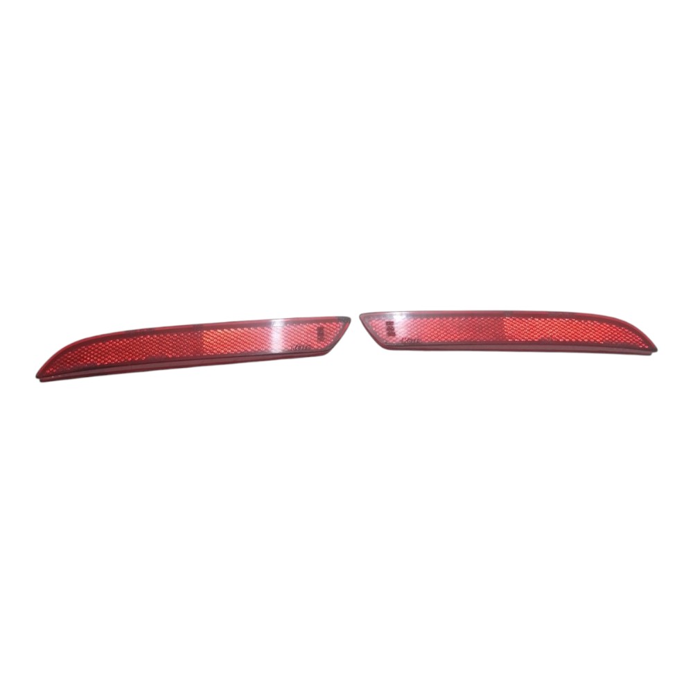 Par Refletor Olho De Gato Hb20 2013/2015 Original Vermelho Vermelho 4