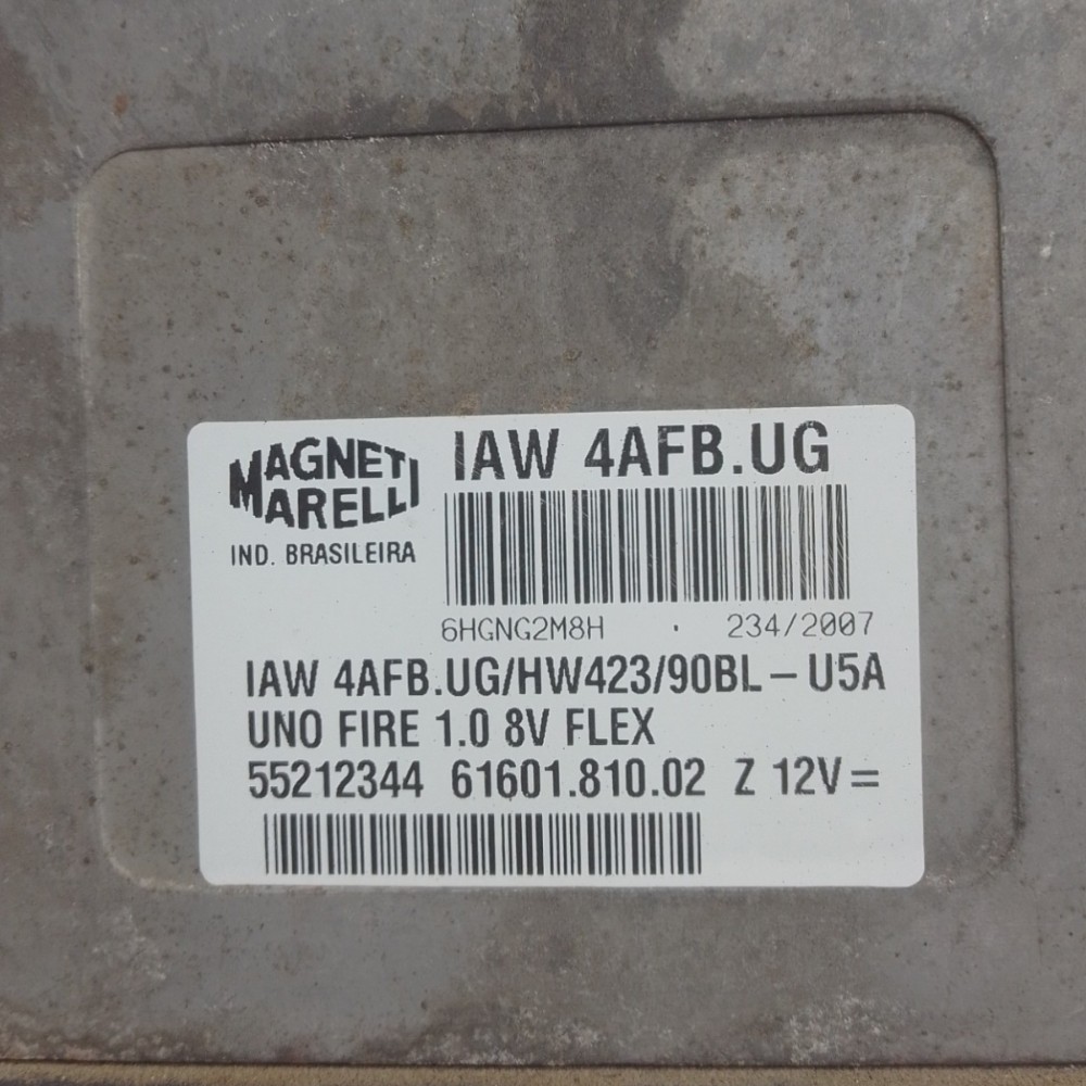 Módulo Injeção 1.0 Fire 8v Fiat Uno  55212344 v15 5