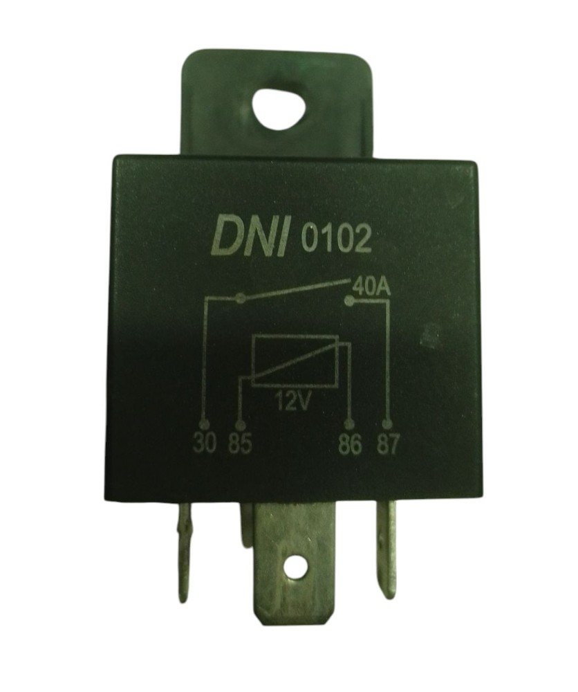 Relé auxiliar universal DNI 0102 12 v 40a