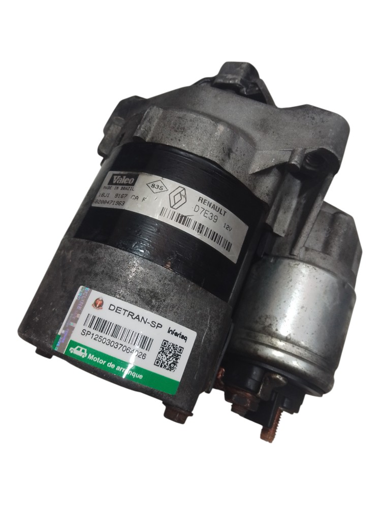 Motor partida 1.0 16v renault clio logan sandero 2008 a 2011