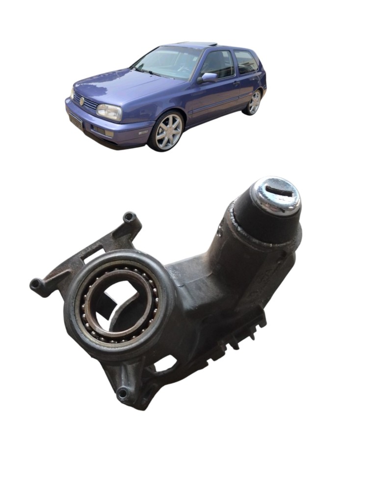 Trava Cilindro Comutador Ignição Com Chave Vw Golf 1996/2000 3