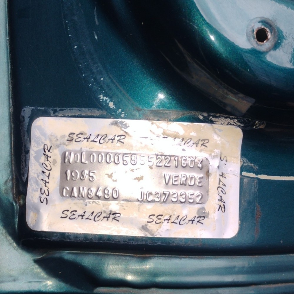 Tampa Traseira Porta-malas Chevrolet Gm Astra 1995 V20 Verde 6
