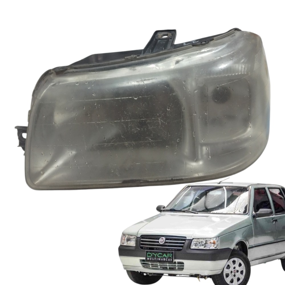 Farol dianteiro Esquerdo completo FIAT uno Mille 2007 / 2008