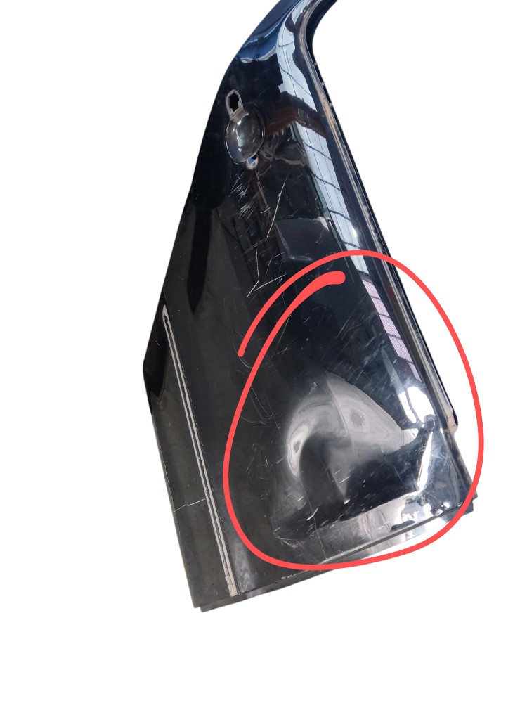 Porta Traseira Direita Volkswagen Fox 2010/2020 Traseira Direito Preto 3