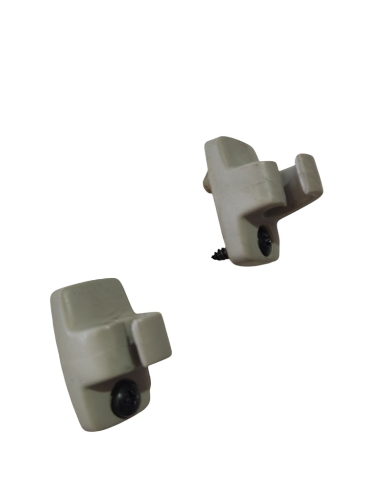 2 Presilhas Suporte Quebra Sol Esquerdo Direito Vw Fox 4
