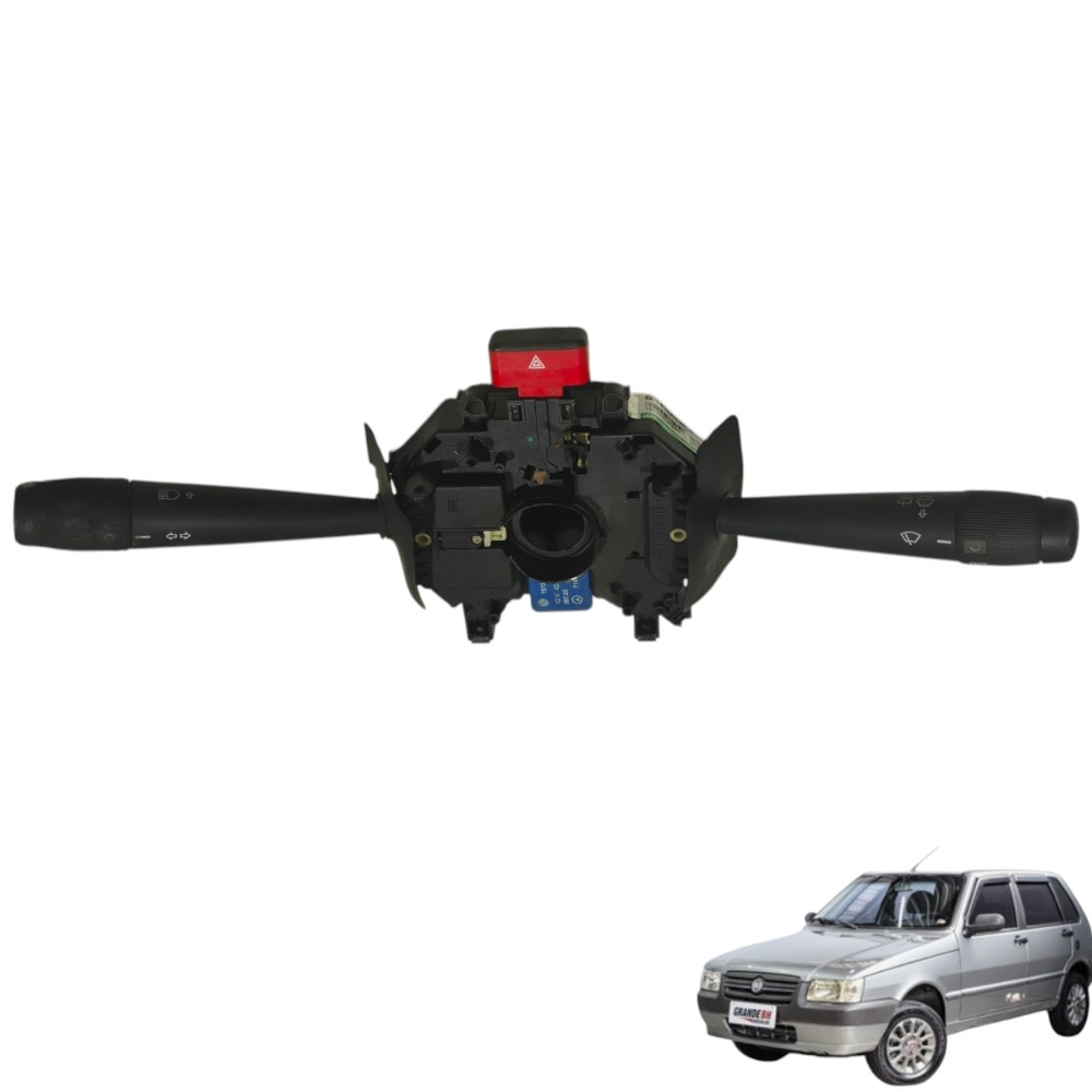 Comando Seta/limpador/luzes Fiat Uno Mille V19 Et5397 Preto