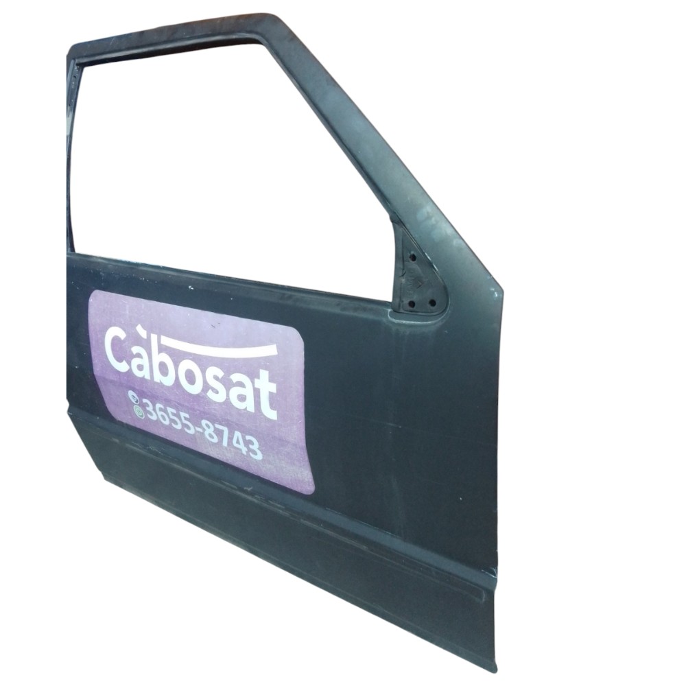 Porta Dianteira Direita Fiat Uno Mille V15 Et5296 Dianteira Direto Preto 3