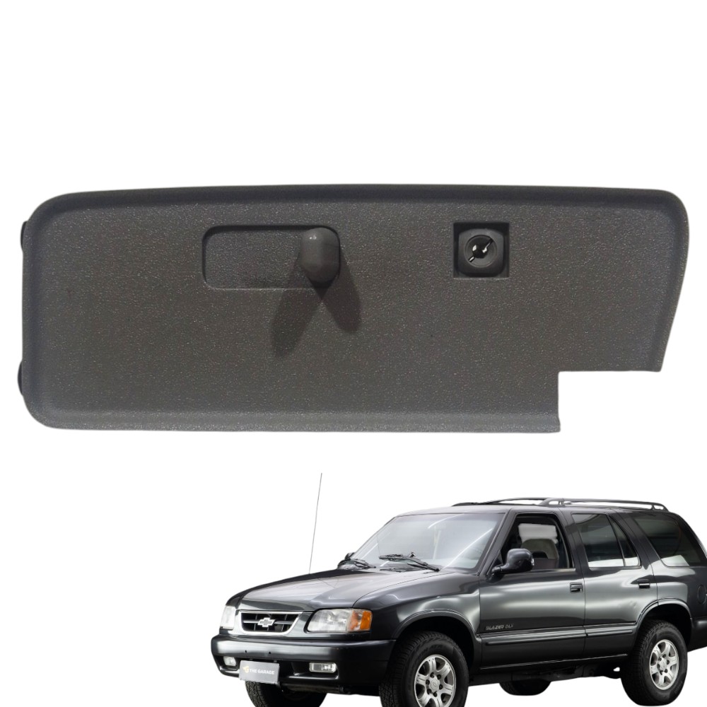 Moldura Trava Porta Traseira Direita Blazer 1997 15689174 Cinza