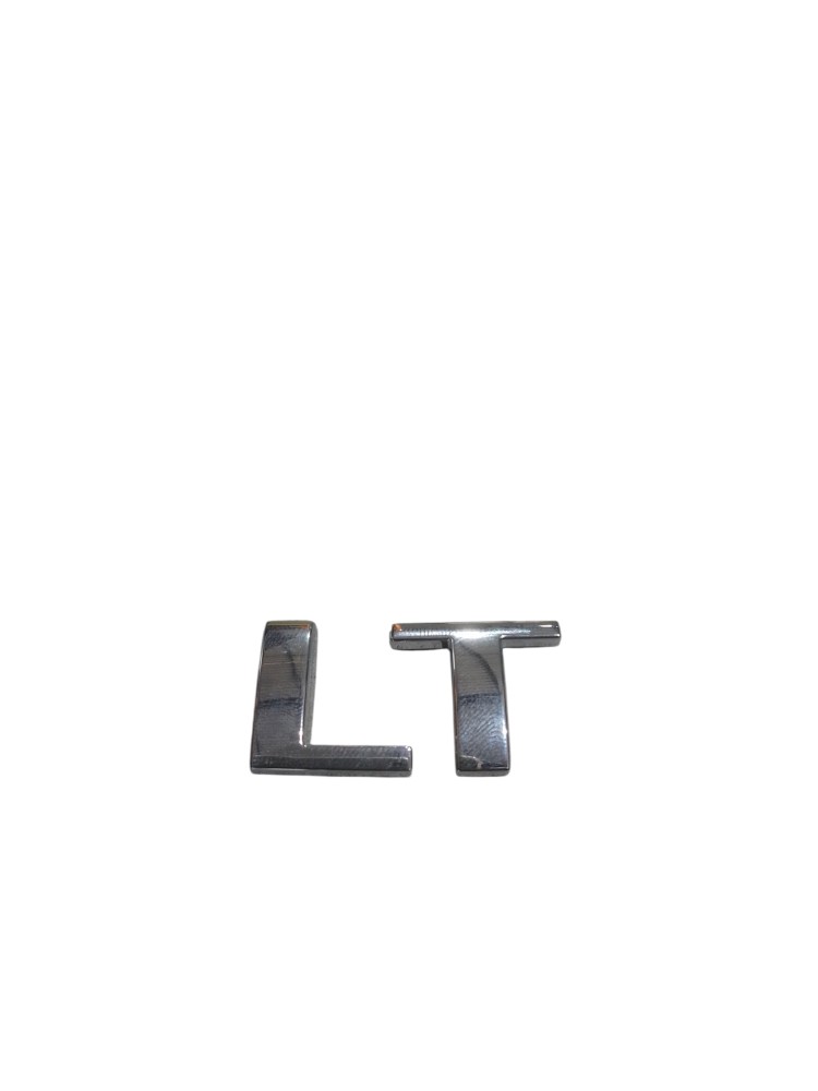 Emblema Lt Chevrolet Onix Prisma Cruze Celta Cobalt Spin Cromado 6